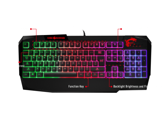 MSI VIGOR GK40   - Gaming Keyboard